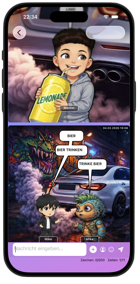 SeeBubble Chat Interface