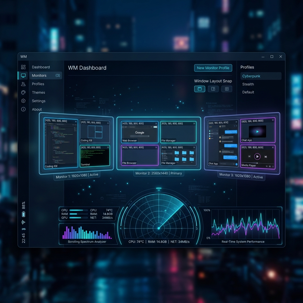 DeskPilot Multi-Display Workspace Interface